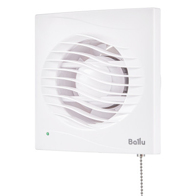 Вентилятор вытяжной BALLU BAF-AR 120 VP с обратным клапаном и тяговым выключателем